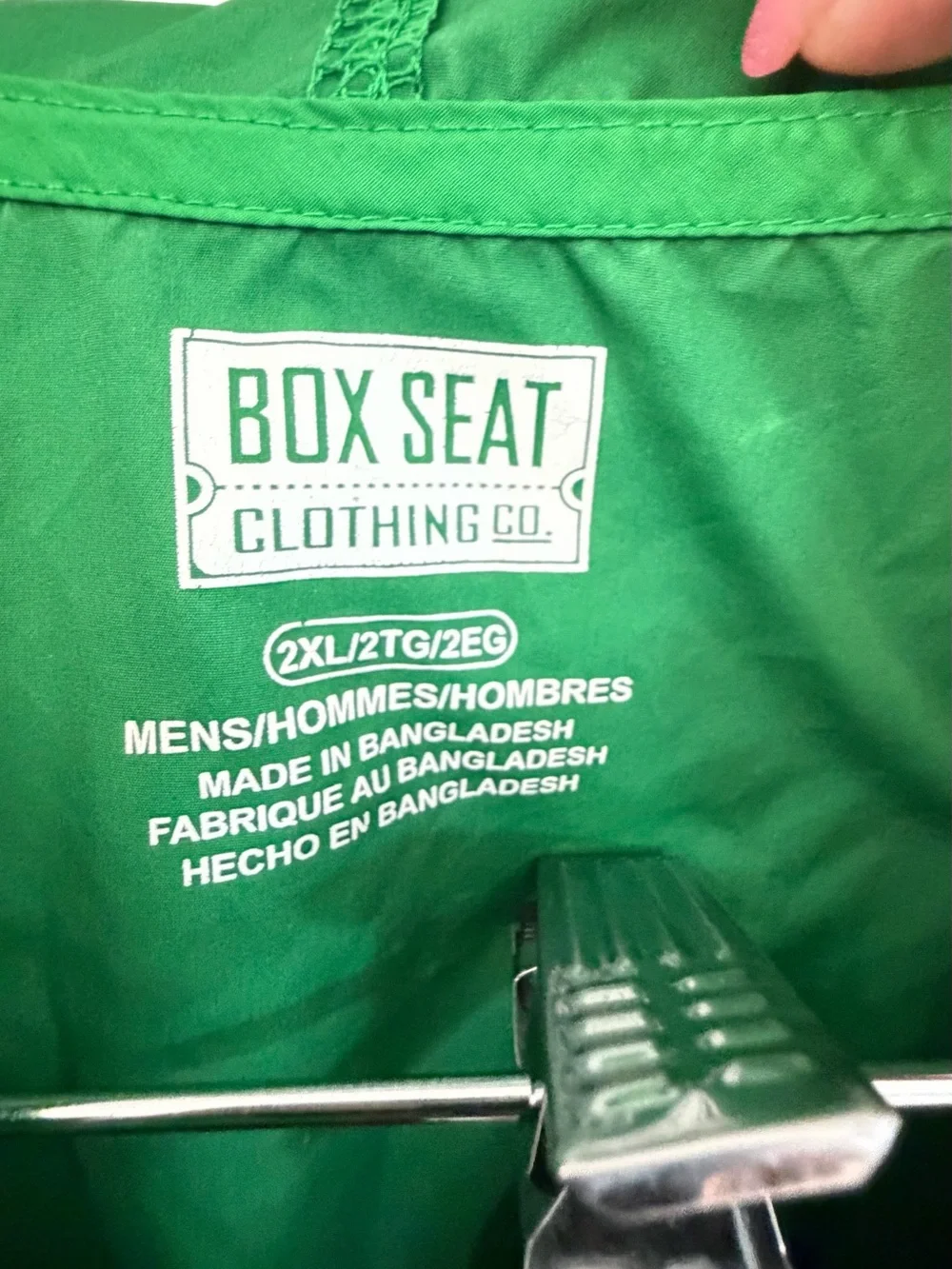 Box Seat Oregon Ducks Windbreaker Jacket XXL Green Black White Hooded NCAA